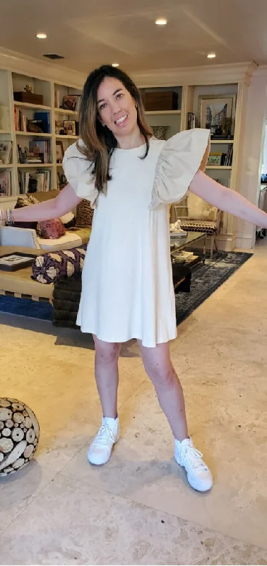 BEIGE KNIT DRESS