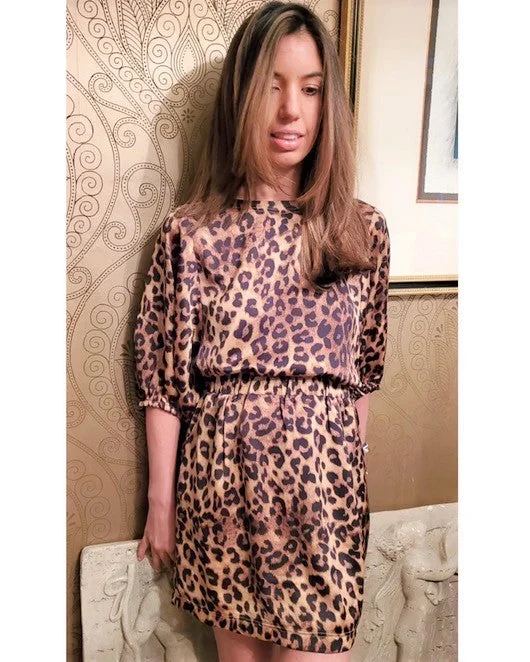ELLA LEOPARD PRINT DRESS