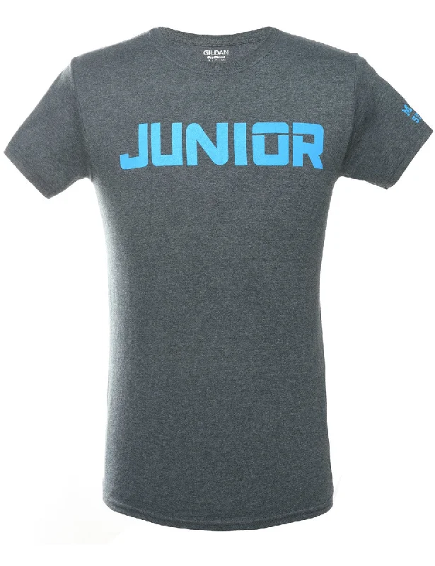 2000s Junior Printed T-shirt - S Lace Blend Ribbed Blend Corduroy Blend