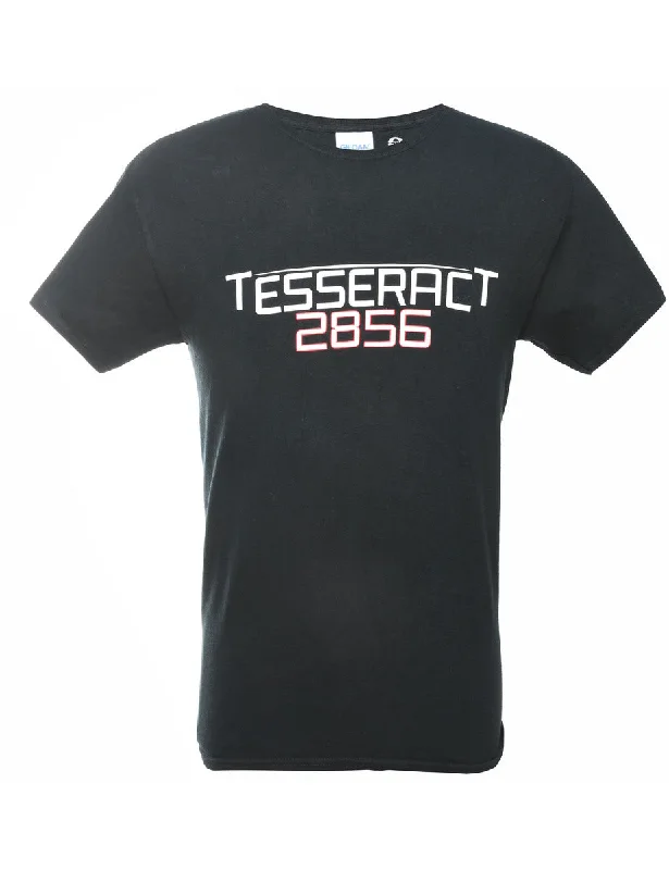 Tesseract Printed T-shirt - M Chenille Brocade Lace