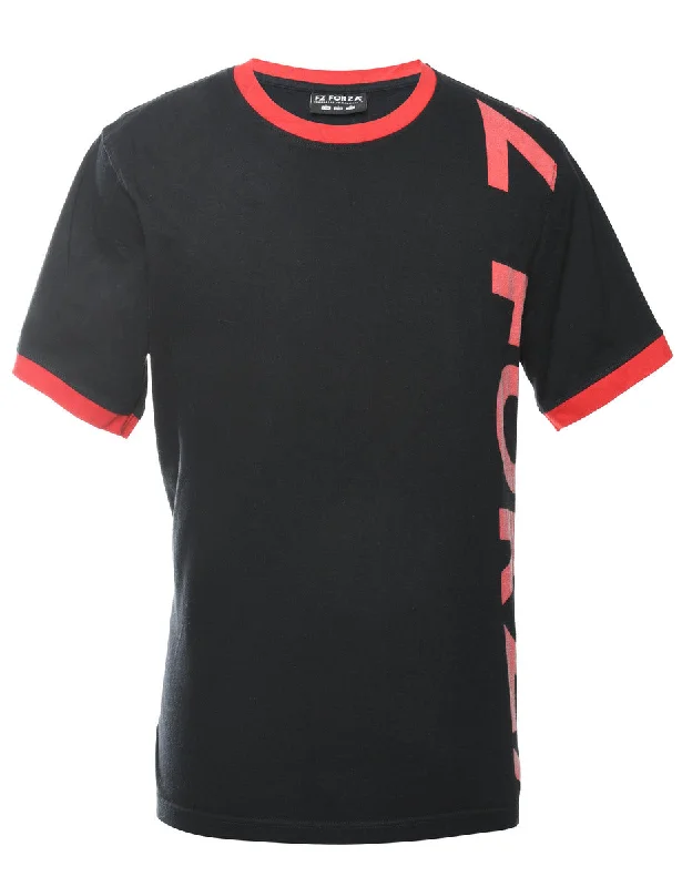 Badminton Printed T-shirt - M Layered Multi-layer Single Layer