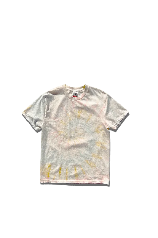Exclusive Homeroom T-Shirt - Distressed Sherbet Spiral Tie-Dye Spandex Blend Rayon Blend Denim Blend Exclusive Homeroom T-Shirt - Distressed Sherbet Spiral Tie-Dye Spandex Blend Rayon Blend Denim Blend