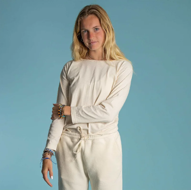 MAISIE 100% Organic Cotton Long-Sleeve Women's T-Shirt (Grown & Made in USA) Knit Fabric Woven Fabric Fleece Fabric MAISIE 100% Organic Cotton Long-Sleeve Women's T-Shirt (Grown & Made in USA) Knit Fabric Woven Fabric Fleece Fabric