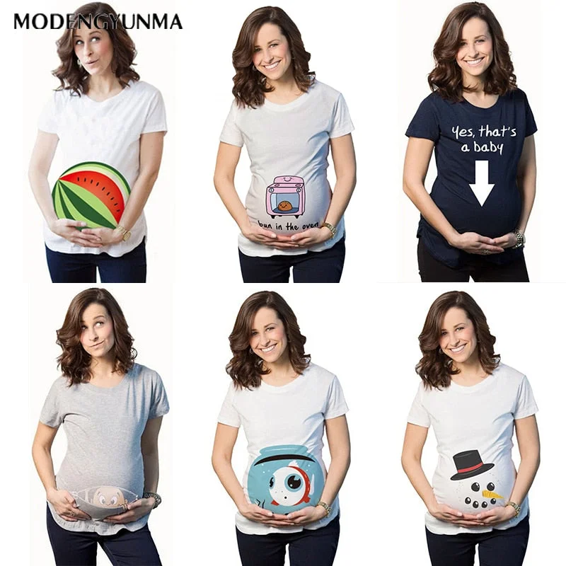 Maternity T-shirt 2019 New Maternity Clothing Breastfeeding Clothes Watermelon Printing Pregnant Clothes Cotton Fashion Pregnant Fleece Fabric Down Fabric Feather Fabric Maternity T-shirt 2019 New Maternity Clothing Breastfeeding Clothes Watermelon Printing Pregnant Clothes Cotton Fashion Pregnant Fleece Fabric Down Fabric Feather Fabric