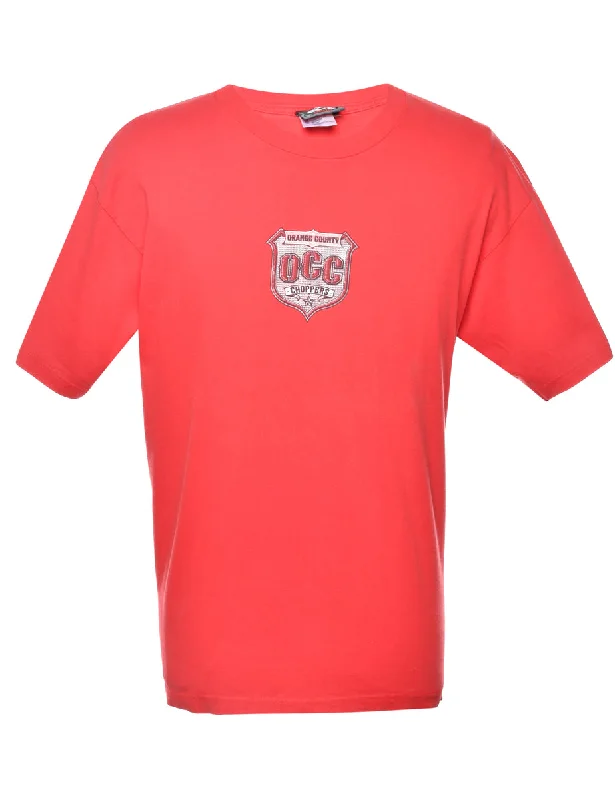 Orange County Choppers Printed T-shirt - XL Cozy Warm Stylish