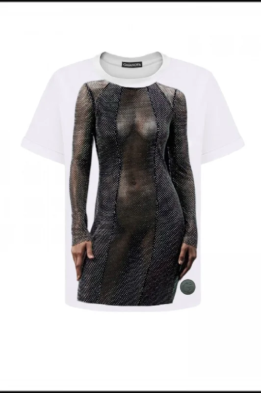 T-shirt Thin T-Shirt Open Front Quick Dry