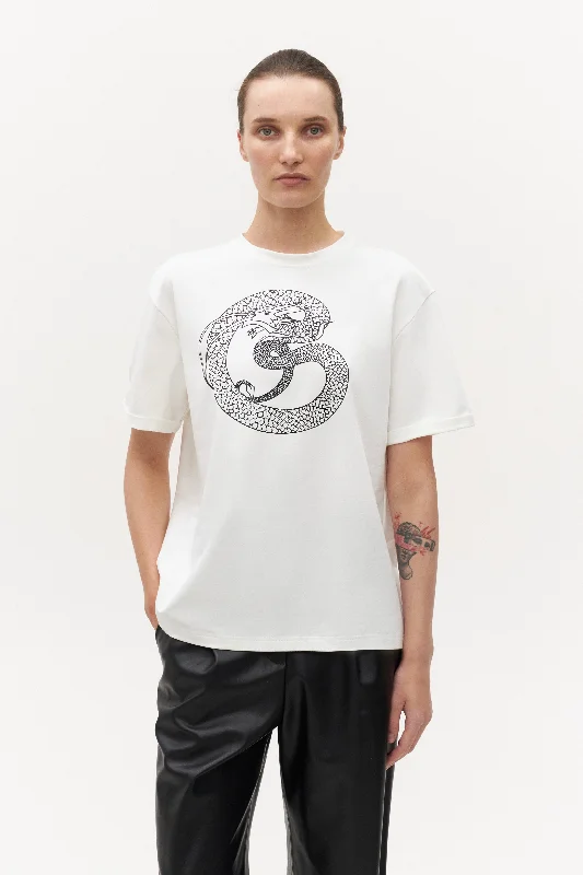 T-shirt "Dragon" Zippered Buttoned Snapped