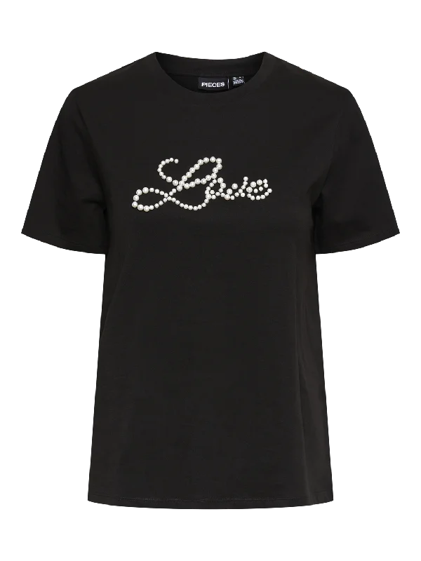 PCRINE T-Shirt - Black Layered Multi-layer Single Layer