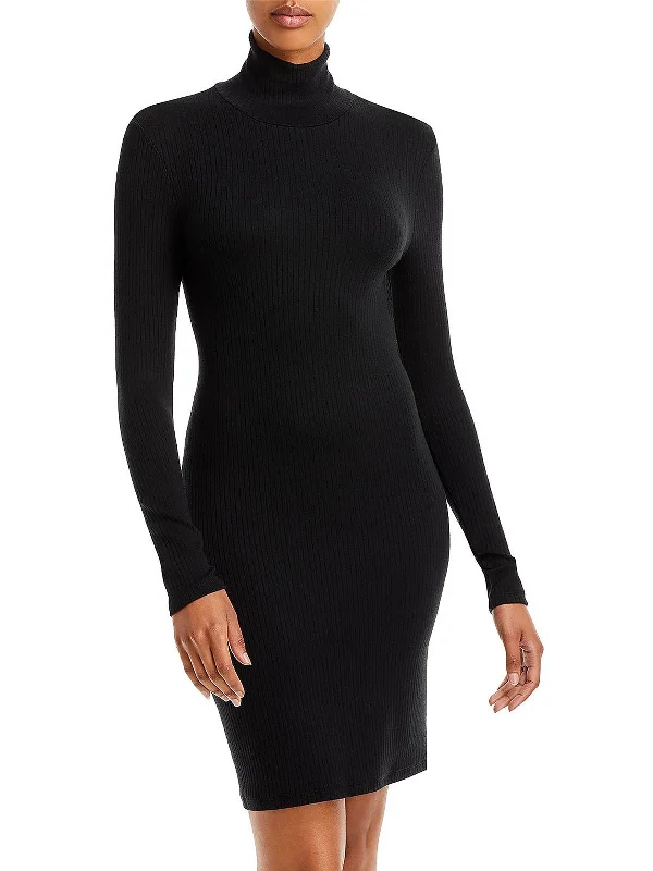Womens Tencel Cashmere Sweaterdress Hooded Sweater Collared Sweater Shawl Collar