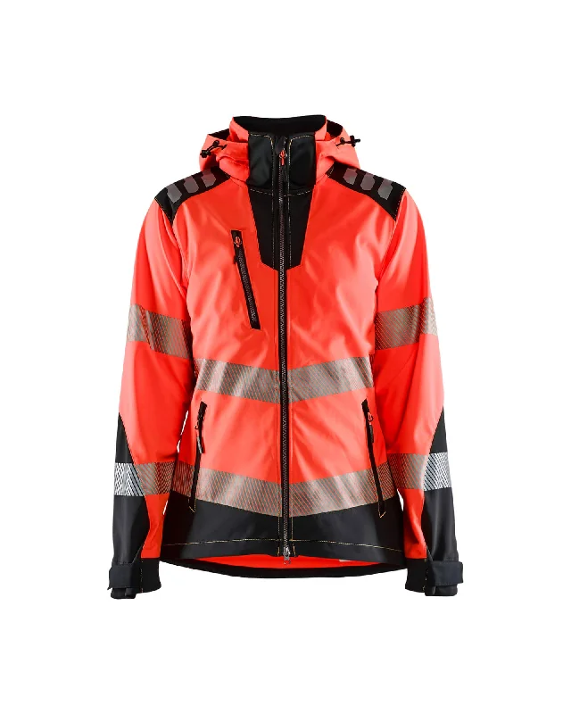 Blaklader 4791 Ladies Hi-Vis Softshell Jacket - Womens (47912513) - Sale Cotton Jacket Linen Jacket Terry Jacket