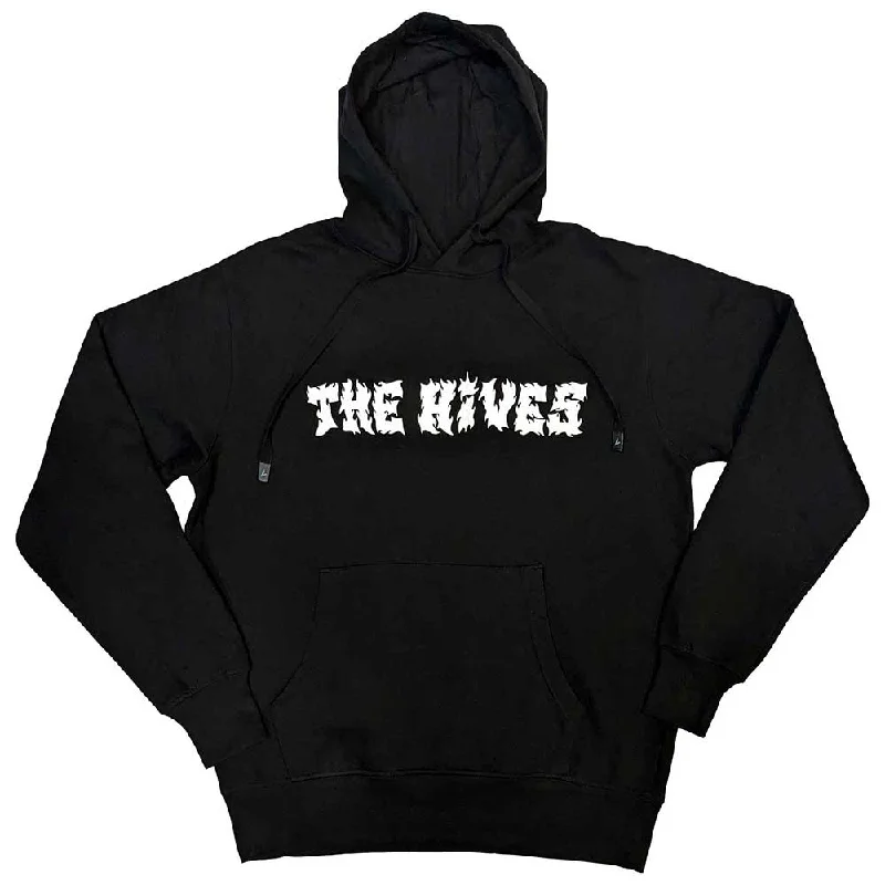 The Hives | Official Band Hoodie | Flames Logo Hoodie with Reflective Safety Nightwear
