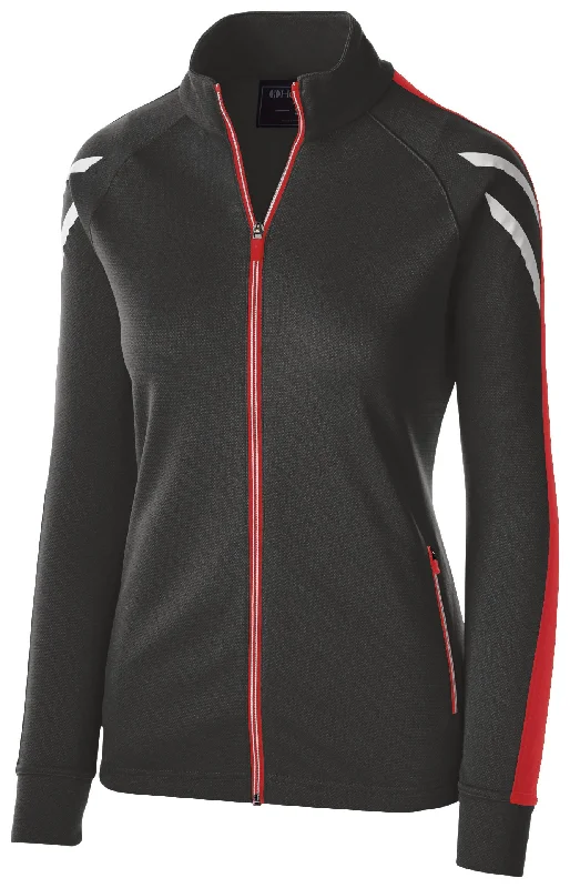 BLACK HEATHER/SCARLET/WHITE