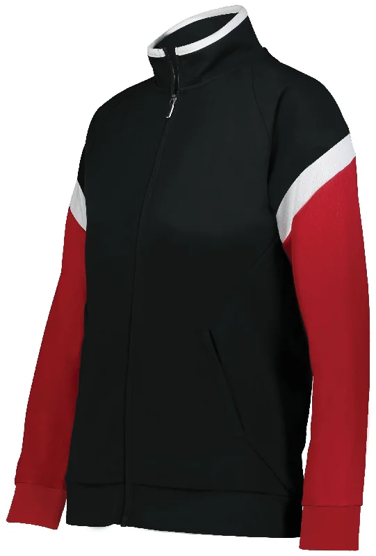 BLACK/WHITE/SCARLET