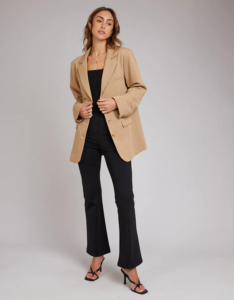 Bianca Blazer Tan Women's Luxurious Jacket