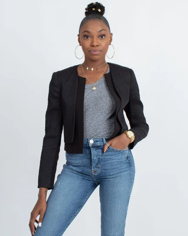 Cropped Open Blazer Women's Formal Blazer