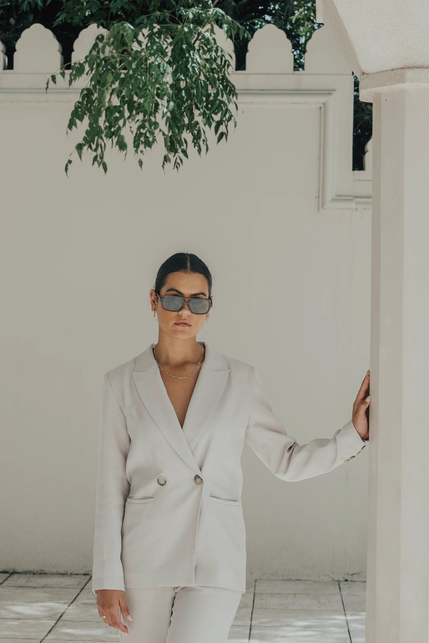 Effortless Blazer Bone Women's Unique Blazer