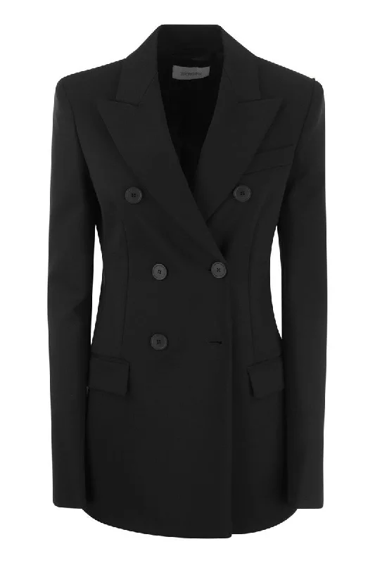 FRIZZO - Scuba jersey blazer Women's Elegant Suit