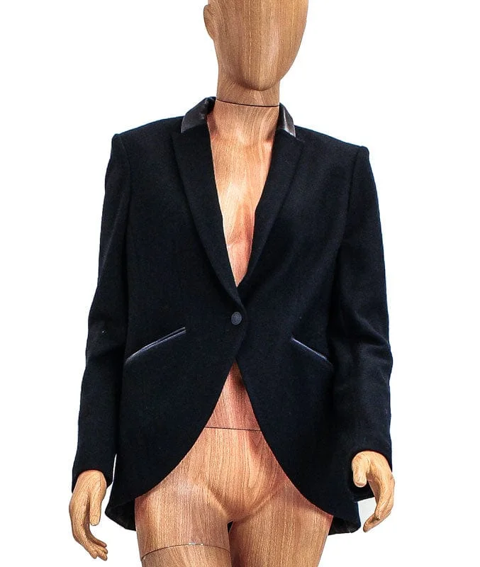 High Low Tuxedo Blazer Women's High-End Blazer