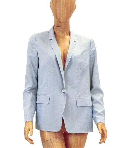 Stripe Printed Blazer Women's Premium Blazer