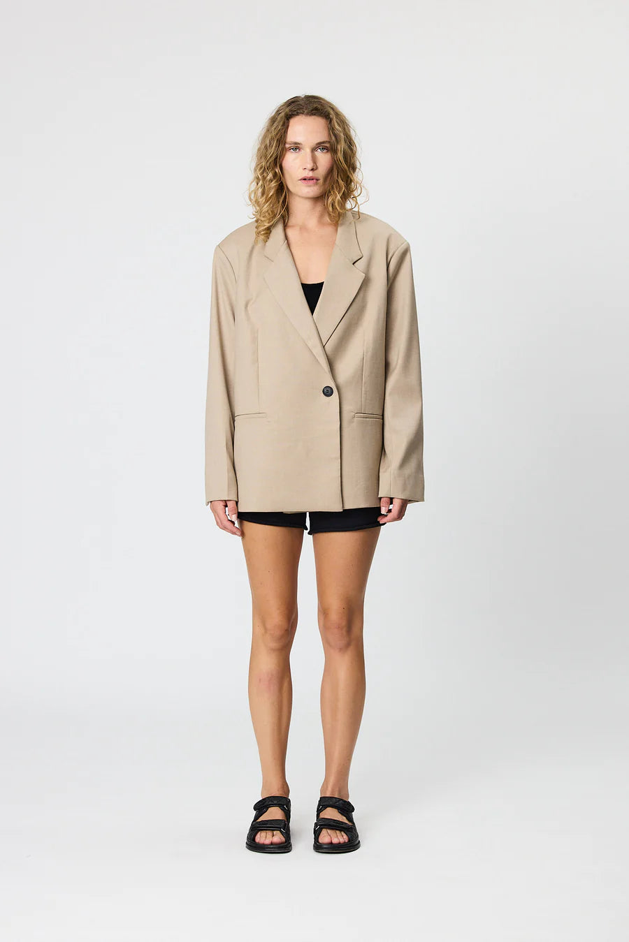 Suki Blazer Oat Women's High-End Blazer