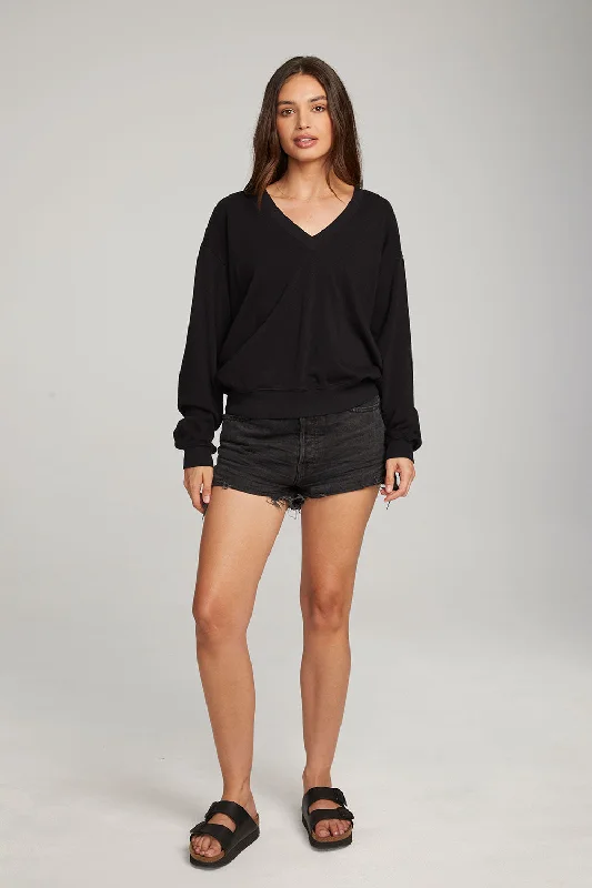 Poppy Black Pullover